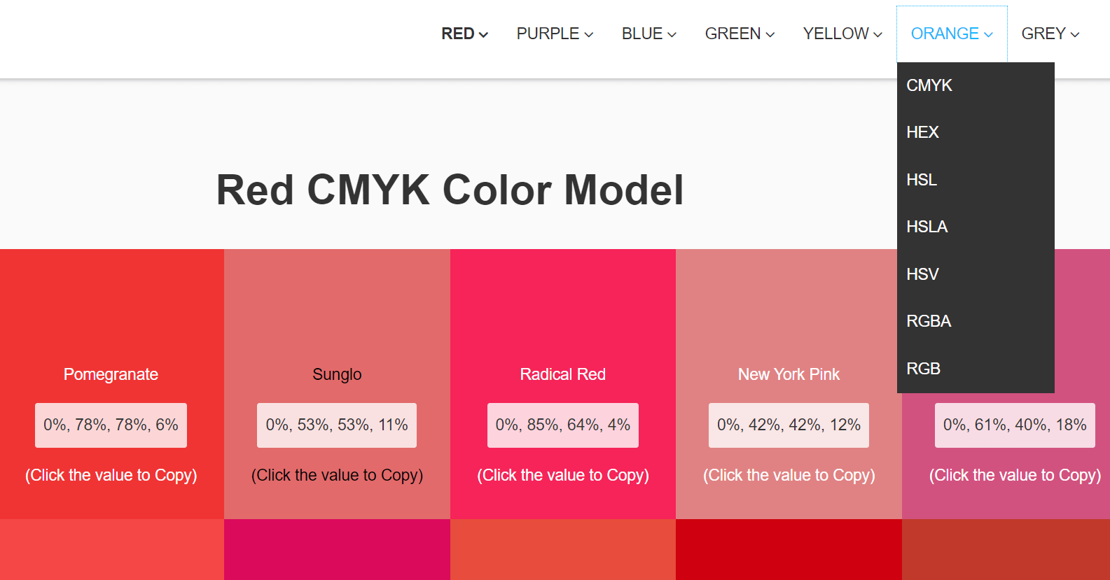 цветовая веб-палитра онлайн