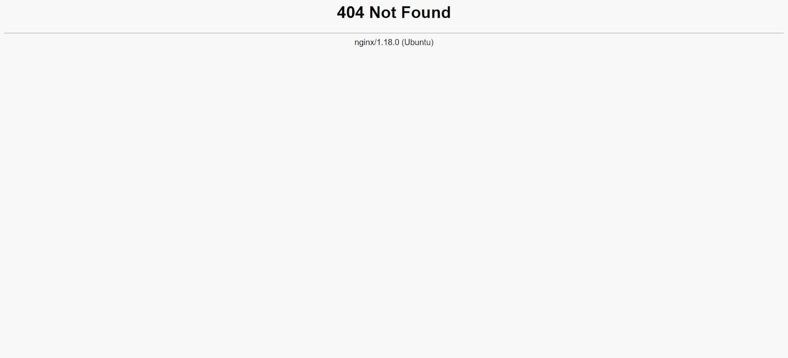 Страница 404 без оформления