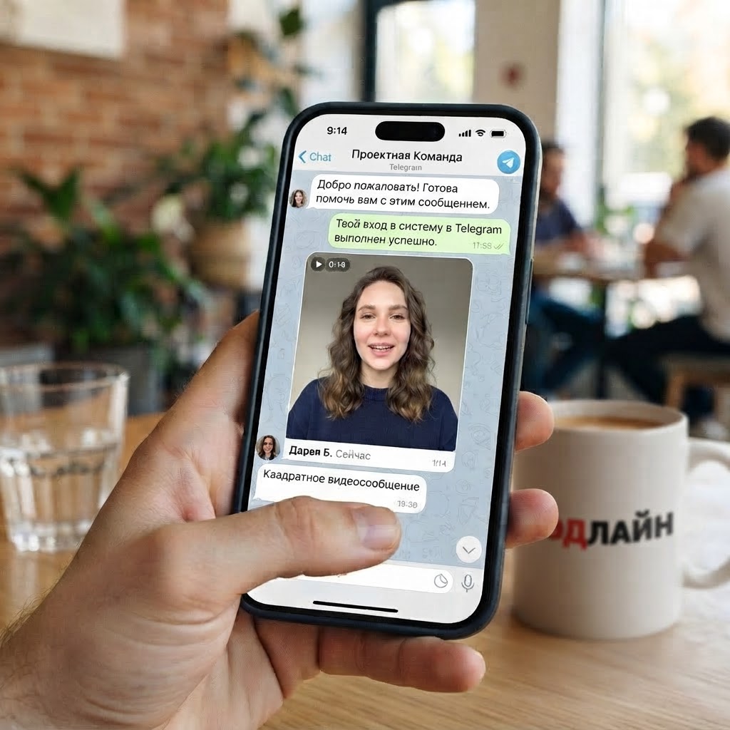 Telegram тестирует квадратный формат видеосообщений: что это значит для бизнеса и маркетинга