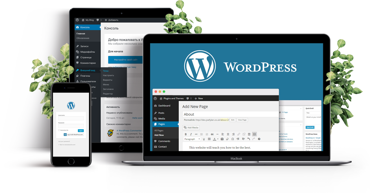 Разработка сайтов и магазинов на Wordpress под ключ недорого на заказ в Хабаровске и по всей России